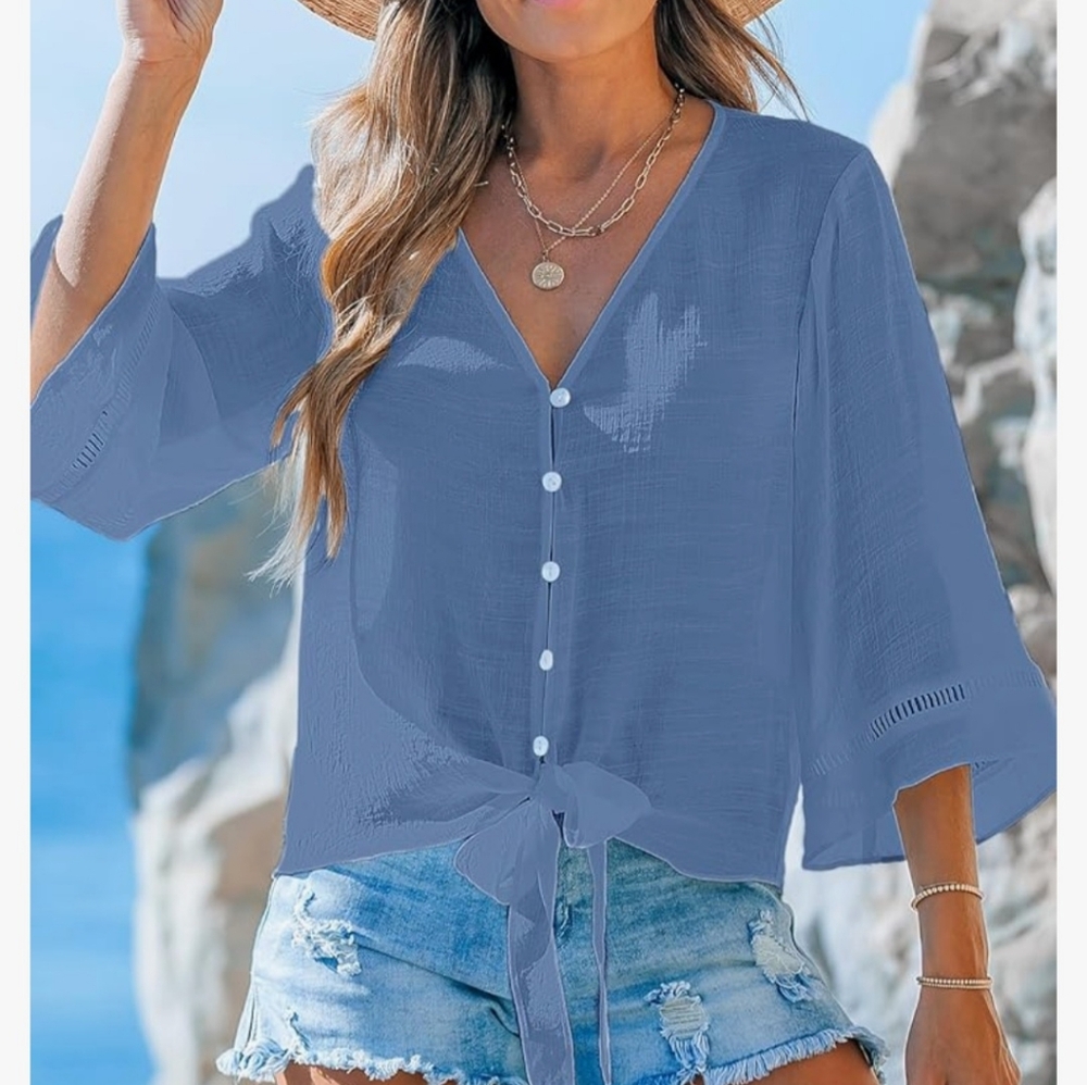 Cupshe button up top